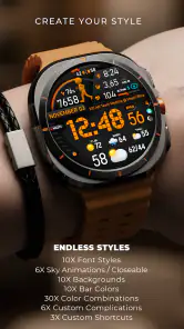 PER23 Digital Watch Face screenshot