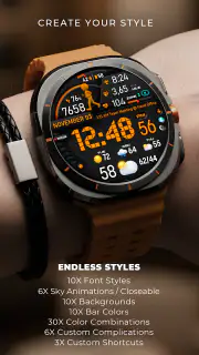 PER23 Digital Watch Face screenshot 3