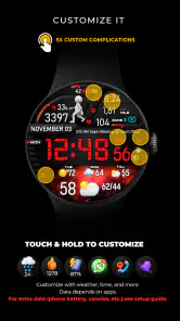 PER23 Digital Watch Face screenshot