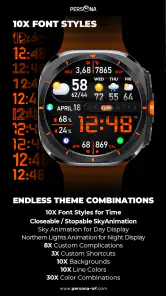 PER8 Weather WatchFace Digital screenshot