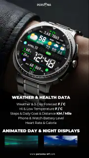 PER8 Weather WatchFace Digital screenshot 3