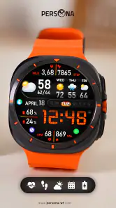 PER8 Weather WatchFace Digital screenshot