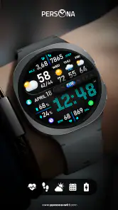 PER8 Weather WatchFace Digital screenshot