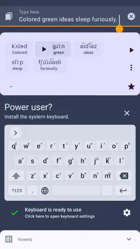 Phonemes: IPA & pronuciation screenshot 1