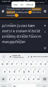Phonemes: IPA & pronuciation screenshot