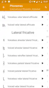 Phonemes: IPA & pronuciation screenshot