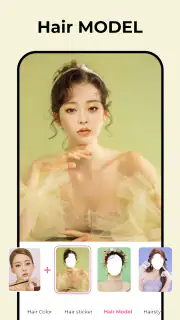 Photo editor: Hair Color Ideas screenshot 3