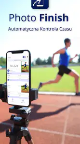 Photo Finish app pomiaru czasu screenshot