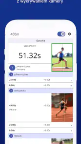 Photo Finish app pomiaru czasu screenshot