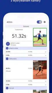 Photo Finish app pomiaru czasu screenshot 2