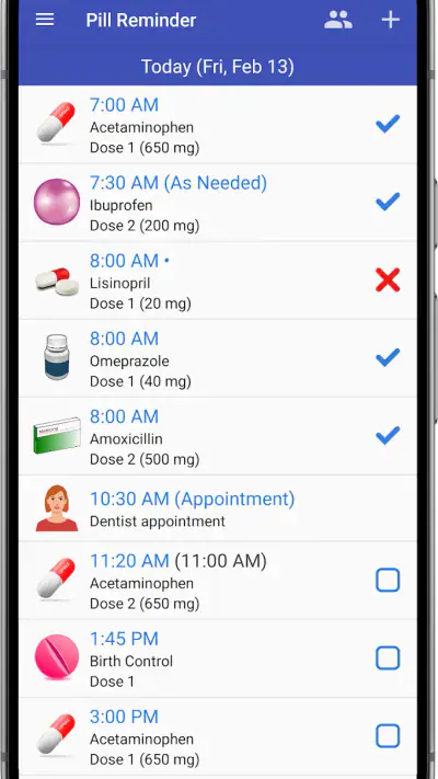 Pill Reminder and Med Tracker screenshot 1