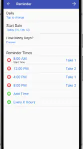 Pill Reminder and Med Tracker screenshot