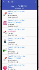 Pill Reminder and Med Tracker screenshot