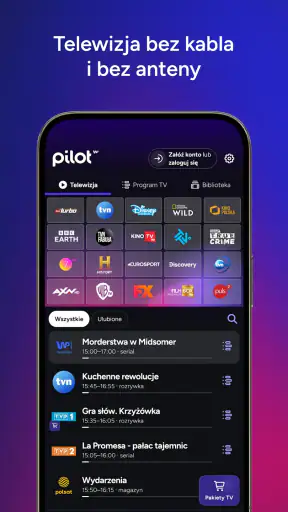 Pilot WP - telewizja online screenshot 1