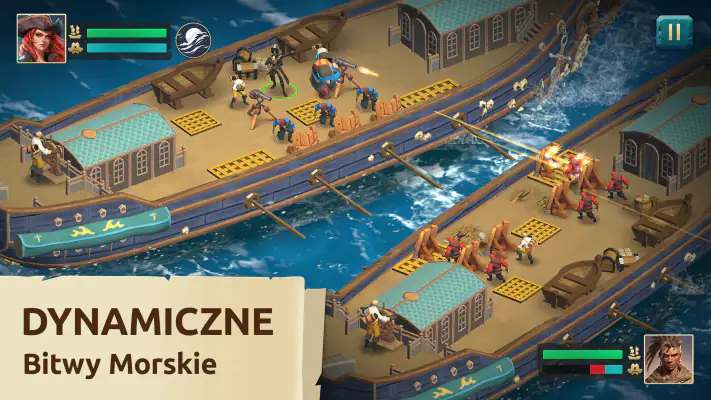 Pirate Ships・Buduj i walcz screenshot 1