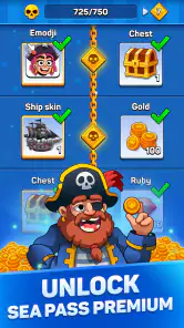 Pirates & Puzzles：Ship Battles screenshot