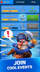 Pirates & Puzzles：Ship Battles screenshot