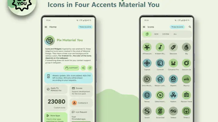 Pix Material Expressive Icons screenshot 1