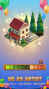 Pixel Isle: Art Coloring World screenshot