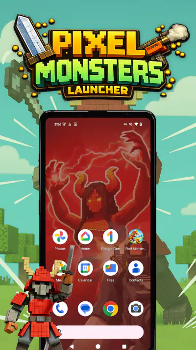 Pixel Monsters Launcher screenshot 1