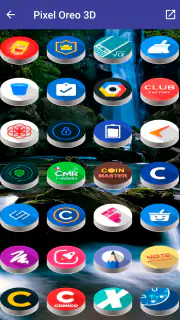 Pixel Pie 3D - Icon Pack screenshot 3