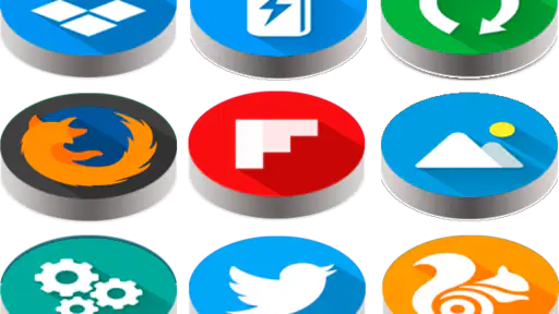 Pixel Pie 3D - Icon Pack screenshot 6