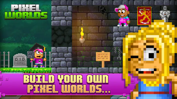 Pixel Worlds: MMO Sandbox screenshot 1