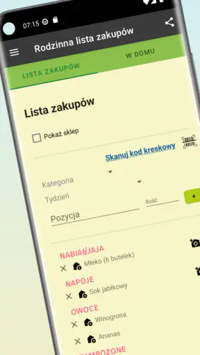 Plan Zakupów Rodzinnych screenshot 1