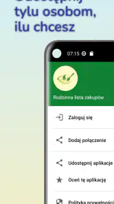Plan Zakupów Rodzinnych screenshot