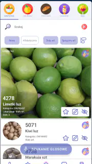 PLU Kody dla kasjerów screenshot 1