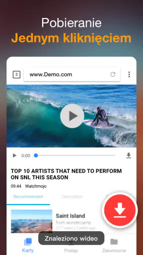 Pobieranie wideo screenshot 1