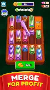 Pocket Sort: Łączenie monet screenshot