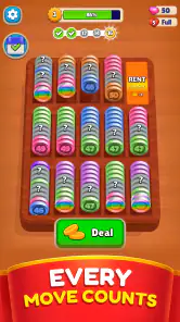 Pocket Sort: Łączenie monet screenshot