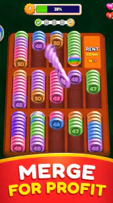 Pocket Sort: Łączenie monet screenshot
