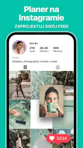Podgląd na Instagram: planer screenshot