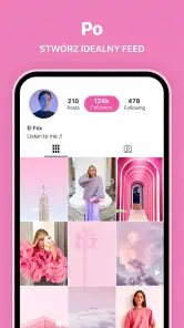 Podgląd na Instagram: planer screenshot