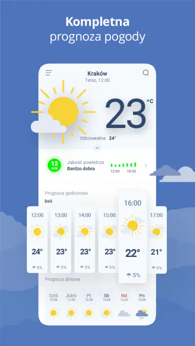 Pogoda Interia-pogoda, radar screenshot 1