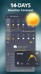 Pogoda na żywo screenshot