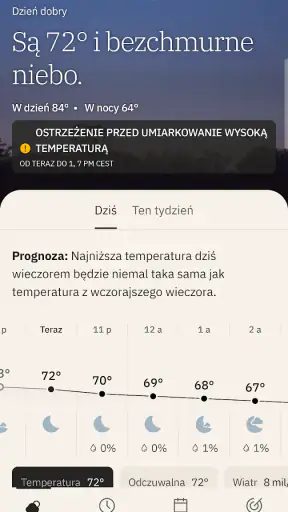 Pogoda - The Weather Channel screenshot 1