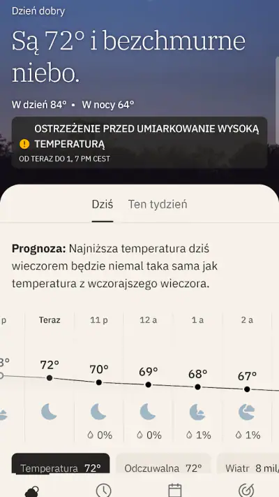 Pogoda - The Weather Channel screenshot 1