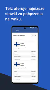 Połączenia międzynarodowe screenshot