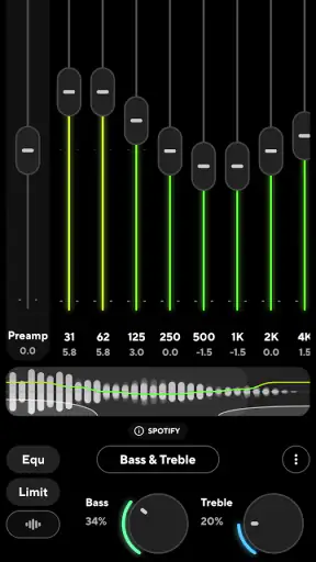 Poweramp Equalizer screenshot 1