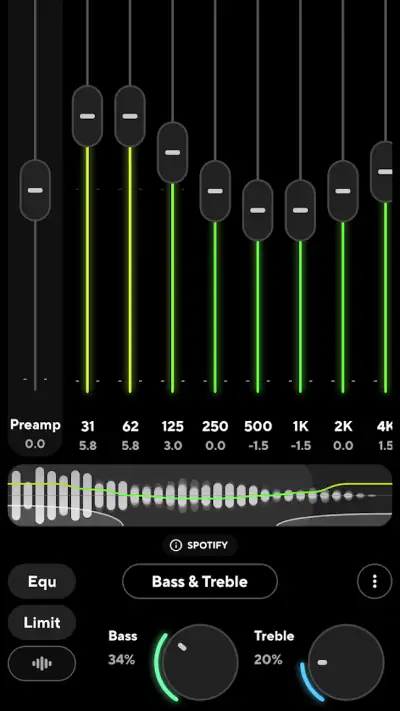 Poweramp Equalizer screenshot 1