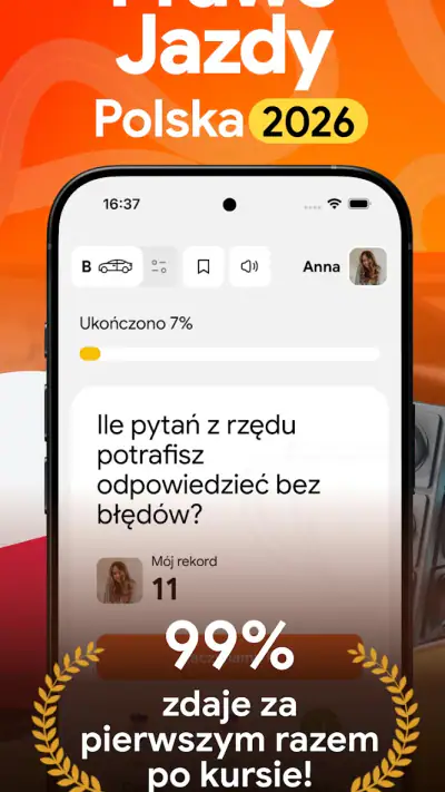 Prawo Jazdy Egzamin Testy 2026 screenshot 1