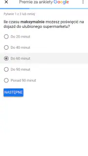 Premie za ankiety Google screenshot 3