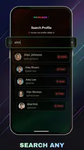 PrivLock - Profile Tracker screenshot