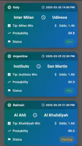 Pro Tipster Forecast screenshot