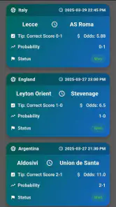 Pro Tipster Forecast screenshot