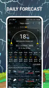Prognoza pogody screenshot