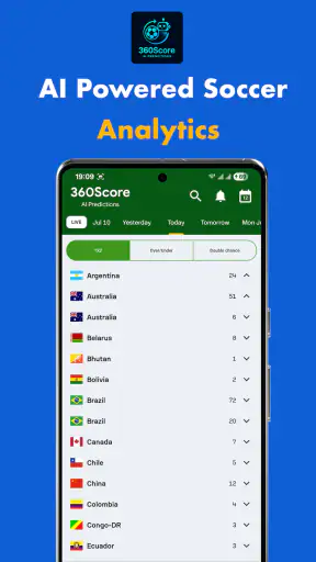 Prognozy AI 360Score screenshot 1